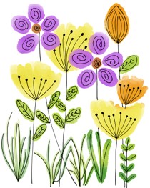 dessin fleurs illustration pretexte